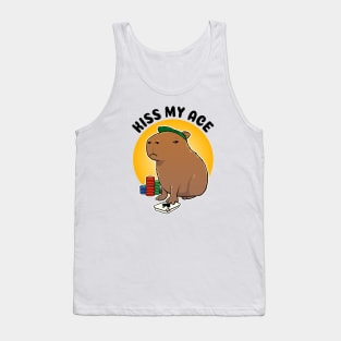 Kiss my ace Poker Capybara Tank Top